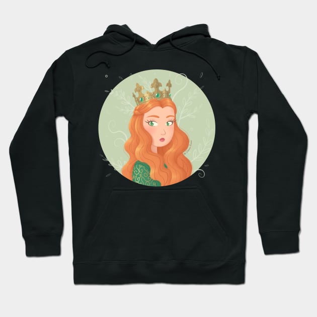 Irish queen Hoodie by SilveryDreams